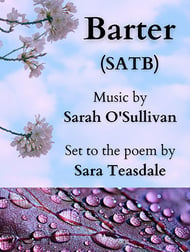 Barter SATB choral sheet music cover Thumbnail